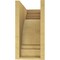 Ekena Millwork 7"W x 14"D x 14"H Classic Pescadero Rough Cedar Woodgrain TimberThane Corbel, Primed Tan CORUR07X14X14PECRCPR - alternate 2